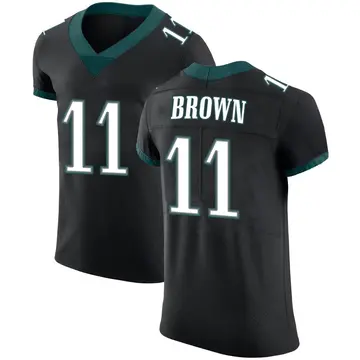 Nike A.J. Brown Men's Elite Philadelphia Eagles Black Alternate Vapor Untouchable Jersey