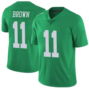 Nike A.J. Brown Men's Limited Philadelphia Eagles Green Vapor Untouchable Jersey