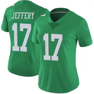 Nike Alshon Jeffery Women's Limited Philadelphia Eagles Green Vapor Untouchable Jersey