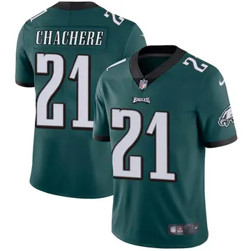 Nike Andre Chachere Men's Limited Philadelphia Eagles Green Midnight Team Color Vapor Untouchable Jersey