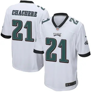 Nike Andre Chachere Youth Game Philadelphia Eagles White Jersey