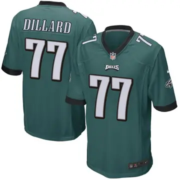 Nike Andre Dillard Youth Game Philadelphia Eagles Green Team Color Jersey