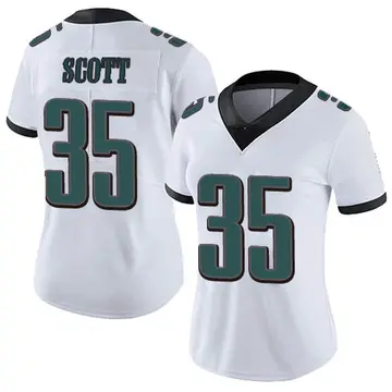 Nike Boston Scott Women's Limited Philadelphia Eagles White Vapor Untouchable Jersey