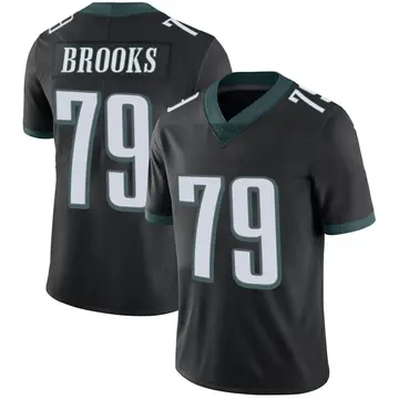 Nike Brandon Brooks Men's Limited Philadelphia Eagles Black Alternate Vapor Untouchable Jersey