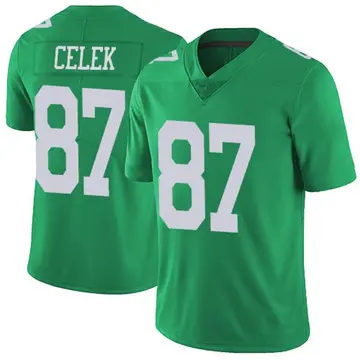 Nike Brent Celek Men's Limited Philadelphia Eagles Green Vapor Untouchable Jersey