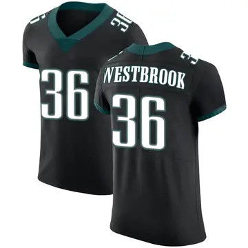 Nike Brian Westbrook Men's Elite Philadelphia Eagles Black Alternate Vapor Untouchable Jersey
