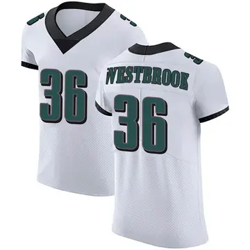 Nike Brian Westbrook Men's Elite Philadelphia Eagles White Vapor Untouchable Jersey