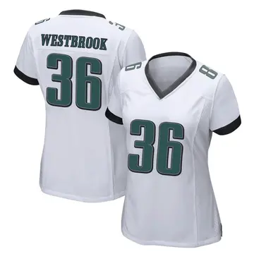 Nike Brian Westbrook Women's Game Philadelphia Eagles White Jersey