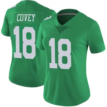 Nike Britain Covey Women's Limited Philadelphia Eagles Green Vapor Untouchable Jersey