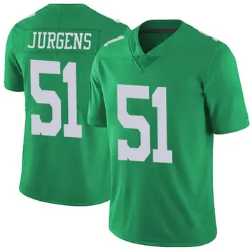Nike Cam Jurgens Youth Limited Philadelphia Eagles Green Vapor Untouchable Jersey
