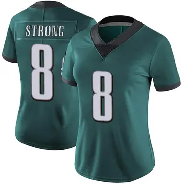 Nike Carson Strong Women's Limited Philadelphia Eagles Green Midnight Team Color Vapor Untouchable Jersey