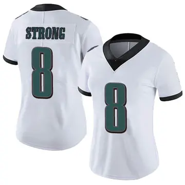 Nike Carson Strong Women's Limited Philadelphia Eagles White Vapor Untouchable Jersey