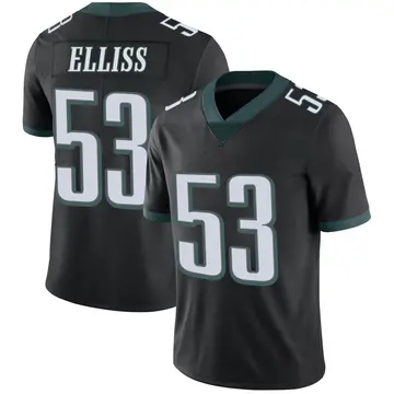 Nike Christian Elliss Youth Limited Philadelphia Eagles Black Alternate Vapor Untouchable Jersey