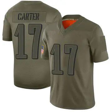 Nike Cris Carter Men's Limited Philadelphia Eagles Camo 2019 Salute to Service Jersey