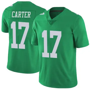 Nike Cris Carter Men's Limited Philadelphia Eagles Green Vapor Untouchable Jersey