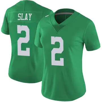 Nike Darius Slay Women's Limited Philadelphia Eagles Green Vapor Untouchable Jersey