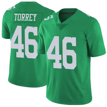 Nike DeAndre Torrey Men's Limited Philadelphia Eagles Green Vapor Untouchable Jersey