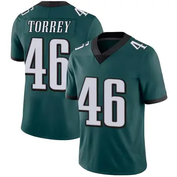 Nike DeAndre Torrey Youth Limited Philadelphia Eagles Green Midnight Team Color Vapor Untouchable Jersey