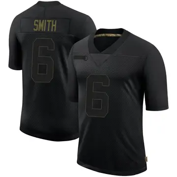 Nike DeVonta Smith Youth Limited Philadelphia Eagles Black 2020 Salute To Service Jersey