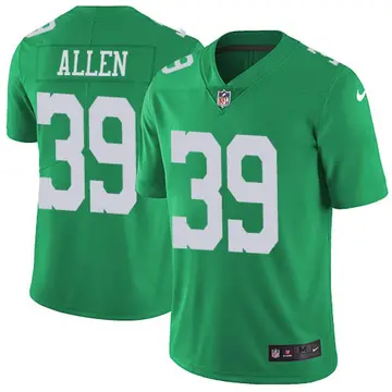 Nike Devon Allen Men's Limited Philadelphia Eagles Green Vapor Untouchable Jersey