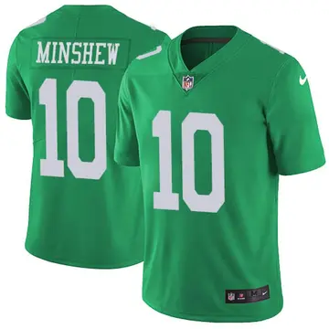 Nike Gardner Minshew Men's Limited Philadelphia Eagles Green Vapor Untouchable Jersey