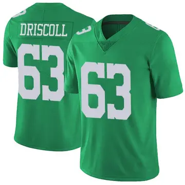 Nike Jack Driscoll Men's Limited Philadelphia Eagles Green Vapor Untouchable Jersey