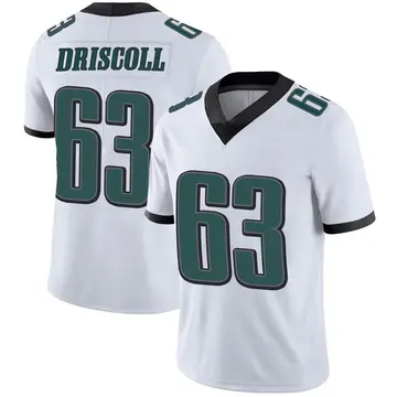 Nike Jack Driscoll Youth Limited Philadelphia Eagles White Vapor Untouchable Jersey