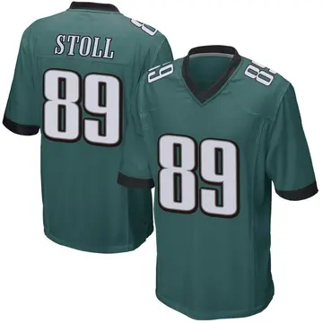 Nike Jack Stoll Youth Game Philadelphia Eagles Green Team Color Jersey
