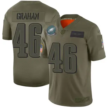 Nike Jaeden Graham Youth Limited Philadelphia Eagles Camo 2019 Salute to Service Jersey