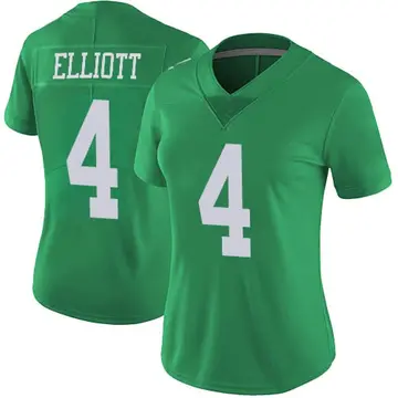 Nike Jake Elliott Women's Limited Philadelphia Eagles Green Vapor Untouchable Jersey