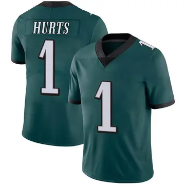 Nike Jalen Hurts Youth Limited Philadelphia Eagles Green Midnight Team Color Vapor Untouchable Jersey