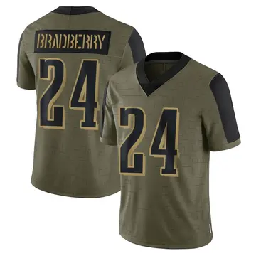 Nike James Bradberry Youth Limited Philadelphia Eagles Olive 2021 Salute To Service Jersey