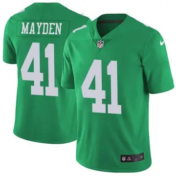 Nike Jared Mayden Men's Limited Philadelphia Eagles Green Vapor Untouchable Jersey