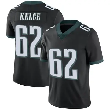 Nike Jason Kelce Men's Limited Philadelphia Eagles Black Alternate Vapor Untouchable Jersey