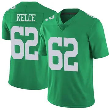 Nike Jason Kelce Men's Limited Philadelphia Eagles Green Vapor Untouchable Jersey
