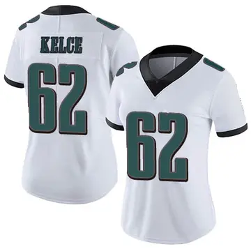 Nike Jason Kelce Women's Limited Philadelphia Eagles White Vapor Untouchable Jersey