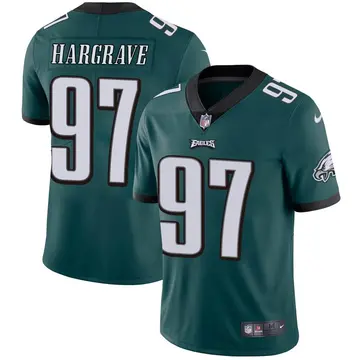 Nike Javon Hargrave Youth Limited Philadelphia Eagles Green Midnight Team Color Vapor Untouchable Jersey