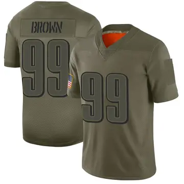 Nike Jerome Brown Youth Limited Philadelphia Eagles Camo 2019 Salute to Service Jersey