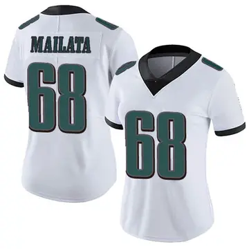 Nike Jordan Mailata Women's Limited Philadelphia Eagles White Vapor Untouchable Jersey