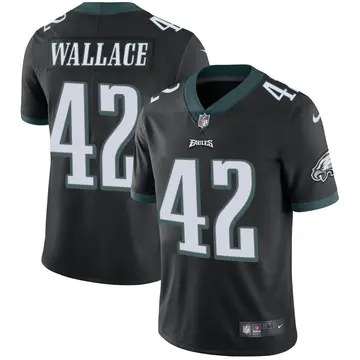Nike K'Von Wallace Men's Limited Philadelphia Eagles Black Alternate Vapor Untouchable Jersey