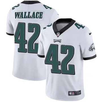 Nike K'Von Wallace Men's Limited Philadelphia Eagles White Vapor Untouchable Jersey