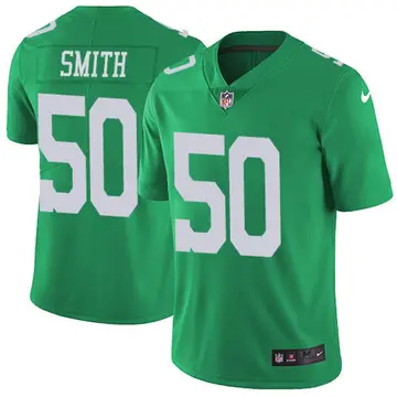 Nike Kobe Smith Men's Limited Philadelphia Eagles Green Vapor Untouchable Jersey