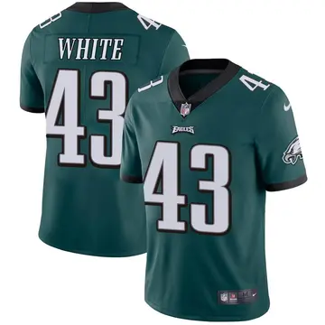 Nike Kyzir White Youth Limited Philadelphia Eagles Green Midnight Team Color Vapor Untouchable Jersey
