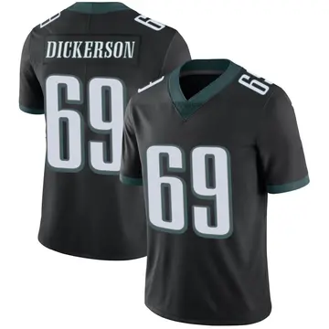Nike Landon Dickerson Men's Limited Philadelphia Eagles Black Alternate Vapor Untouchable Jersey