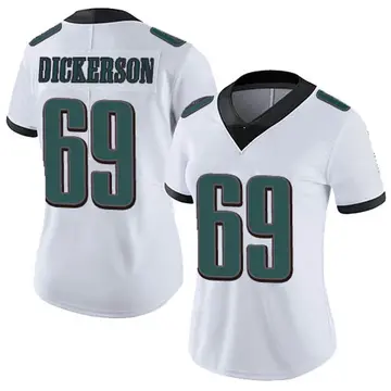 Nike Landon Dickerson Women's Limited Philadelphia Eagles White Vapor Untouchable Jersey
