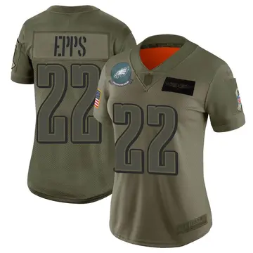 Nike Marcus Epps Women's Limited Philadelphia Eagles Camo 2019 Salute to Service Jersey