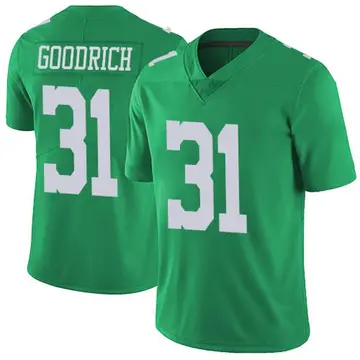 Nike Mario Goodrich Youth Limited Philadelphia Eagles Green Vapor Untouchable Jersey