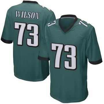 Nike Marvin Wilson Youth Game Philadelphia Eagles Green Team Color Jersey