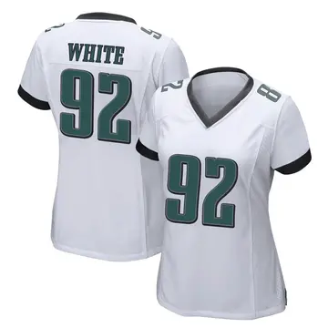 Nike Reggie White Women's Game Philadelphia Eagles White Jersey