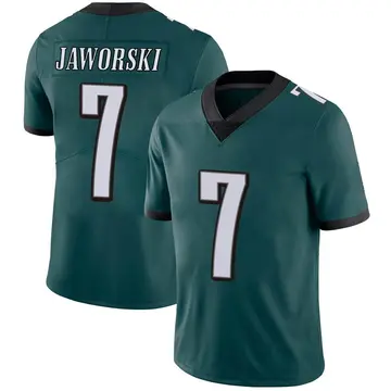 Nike Ron Jaworski Youth Limited Philadelphia Eagles Green Midnight Team Color Vapor Untouchable Jersey